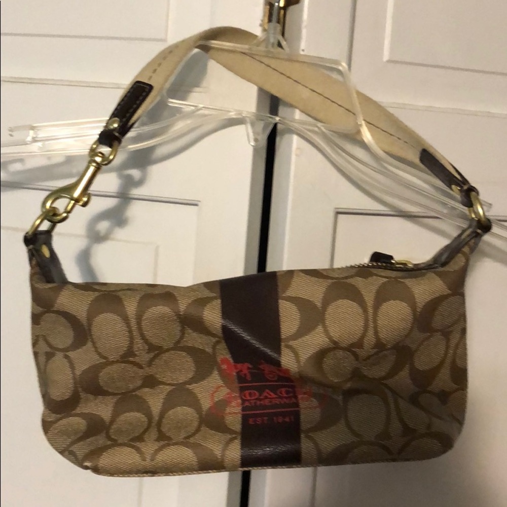 Coach Mini Bag in Brown and Tan